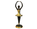 Pose en cinquième position sur pointes, bras en couronne